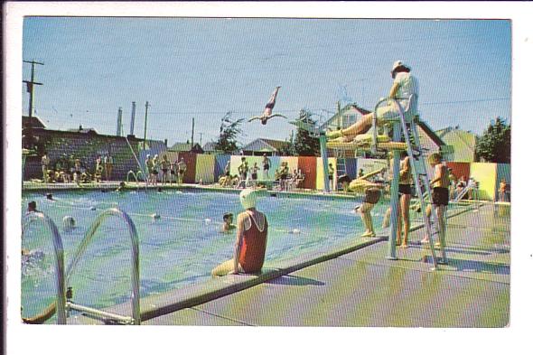 Kiwanis Swimming Pool, Moncton, New Brunswick, Diving, Swimming, Life Guard, ...