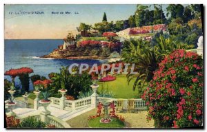 Old Postcard La Cote D & # 39Azur Seaside