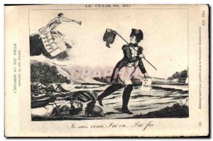 Old Postcard History Napoleon 1st Cesar 1815