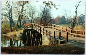 Postcard - Old North Bridge - Concord, Massachusetts