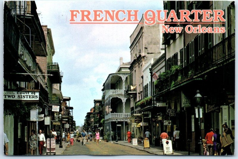 Postcard - Royal Street, French Quarter - New Orleans, Louisiana