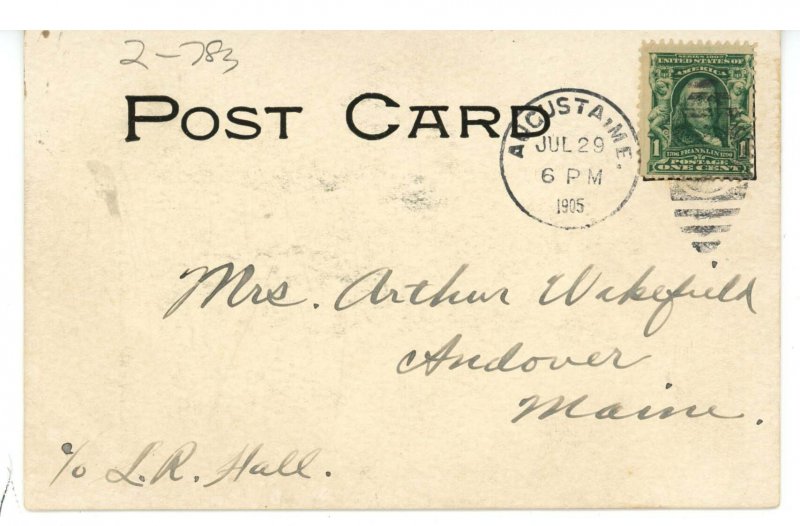 ME - Augusta. Governor Hill's Residence ca 1905