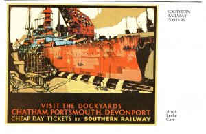 Dockyards, Chatham Portsmouth Devonport England Southern Railway, Freight Ship