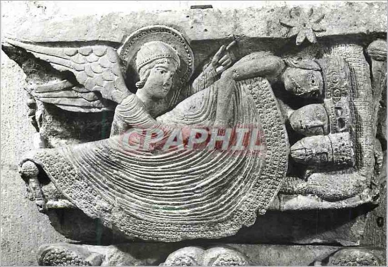 Modern Postcard Autun Cathedrale Saint Lazare Sleep Magi (XIIth Century)