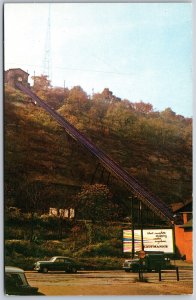 Vtg Pittsburgh Pennsylvania PA Monongahela Inclined Plane Mt Washington Postcard