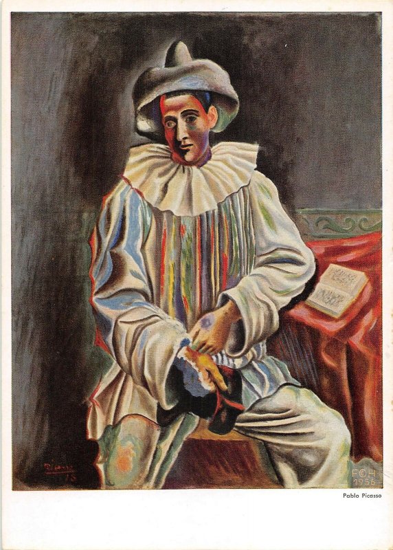 B110474 Pablo Picasso Sitzender Pierrot Seated Pierrot