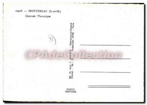 Modern Postcard Montereau (S & M) Thermal Contrale