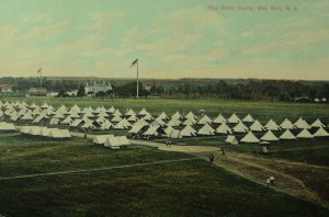 C.1905-10 The State Camp Sea Girt, NJ Vintage Postcard P88