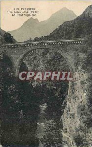 Old Postcard The pyrenees luz 165 st savior the napoleon Bridge