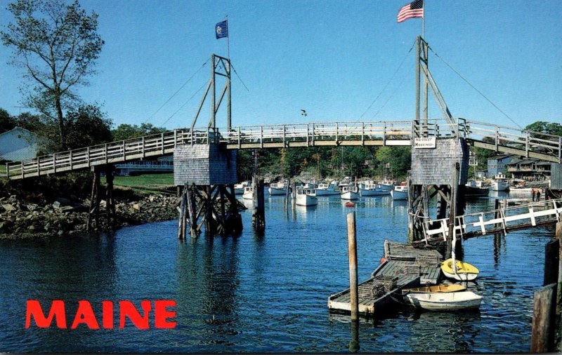 Maine Ogunquit Perkins Cove Drawbridge