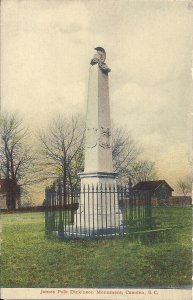 Camden SC, Monument to James Polk Dickinson, 1910's, German Litho