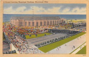 Cleveland Ohio, USA Municipal Stadium Baseball Stadium 1945 