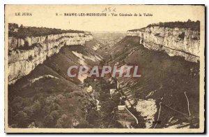 Postcard Old Baume Les Messieurs general view of the Vallee