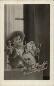 Little Cowgirl Child Performer Claudette Faucher Kansas City Pal RPPC