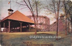 Figure 8, Black Hawks Watch Tower Rock Island, Illinois, IL, USA 1907 Missing...