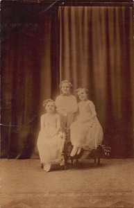 J80/ Interesting RPPC Postcard c1910 Providence Rhode Island Triplets 256