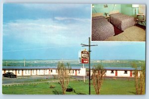 Chateau Richer Quebec Canada Postcard Richer Motel c1950's Multiview