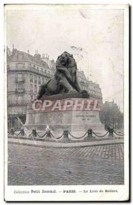 Old Postcard Paris The Lion Belfort