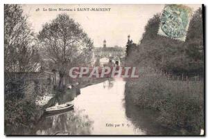 Postcard Old Saint Maixent The Sevre Niortaise