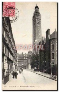 Great Britain London london Old Postcard Cathedral Westiminster