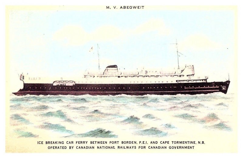 Ice Breaker, M.V.Abegweit , Canadian National Railways