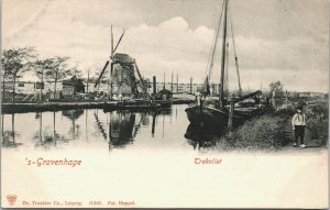 Netherlands Den Haag Trekvliet The Hague Vintage Postcard 01.45