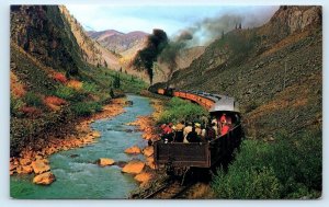 SILVERTON, CO Colorado ~ DURANGO-SILVERTON RAILROAD TRAIN  1968 Postcard