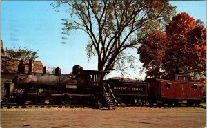 Postcard TRAIN SCENE White River Junction Vermont VT AK8791