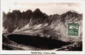 Slovakia Vysoke Tatry Hincovo Pleso Vintage RPPC C252