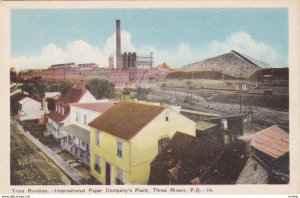 TROIS-RIVIERAS , Quebec , Canada , 1930s ; St Lawrence Paper Mills
