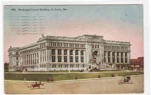 Municipal Courts St Louis Missouri 1914 postcard