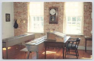 Interior Of The Amana School Room~Museum Of History~Iowa~Built 1870~Vintage PC