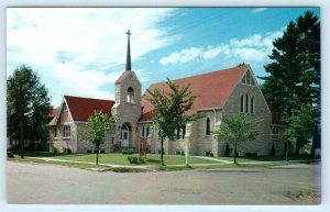 2 Postcards MINOCQUA Wisconsin WI  Methodist Church & Catholic Church c1960s