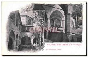 Postcard Old Cloister ed cimitero Antico di S. Francesco