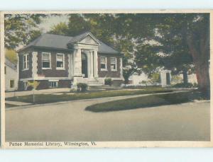 Unused W-Border LIBRARY SCENE Wilmington Vermont VT hs2291