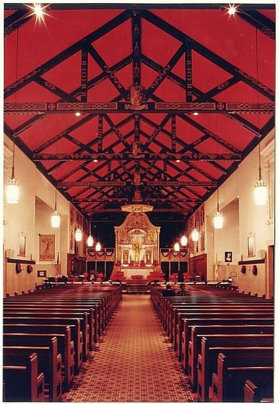 Interior Of Cathedral-Basilica Of St. Augustine, 1993 Color Real Photo Postcard