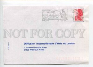 421385 FRANCE 1987 year Soultz ADVERTISING real posted COVER