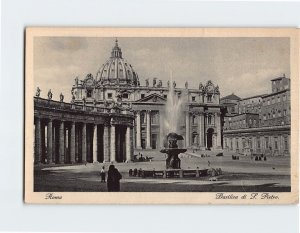 Postcard Basilica di S. Pietro Rome Italy