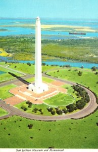 Houston TX-Texas, San Jacinto Regional Museum History & Monument Postcard