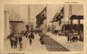 Avenue of Patriots New York Worlds Fair 1939 Exhibition Unused 