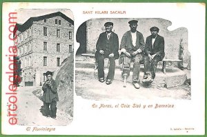 ah1822 - SPAIN - VINTAGE POSTCARD Postal Antigua - Sant Hilari Sacalm!-