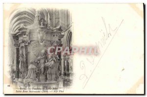 Postcard Ancient Tomb of Saint Remi Reims Saint Remi instructing Clovis