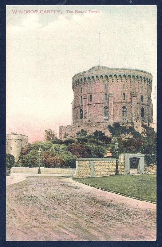 Windsor Castle Round Tower Berkshire England unused c1910's