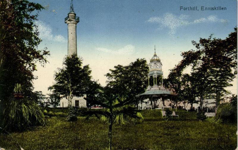northern ireland, Fermanagh, ENNISKILLEN, Forthill, Cole's Monument (1916)