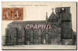 Moncoutant Old Postcard L & # 39eglise 12th