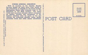 EUREKA SPRINGS, AR Arkansas  BASIN PARK HOTEL & US HIGHWAY 62  *Two* Postcards