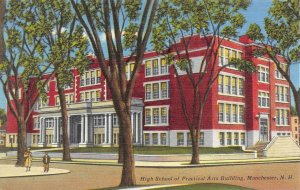 MANCHESTER, NH New Hampshire  HIGH SCHOOL OF PRACTICAL ARTS  c1940's Postcard