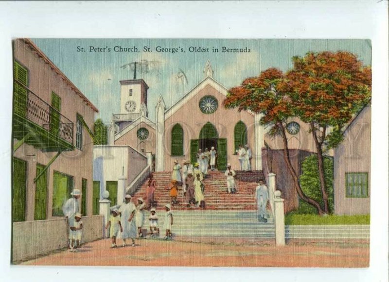 3090293 St.Peter's Church St.George's Oldest BERMUDA Vintage PC