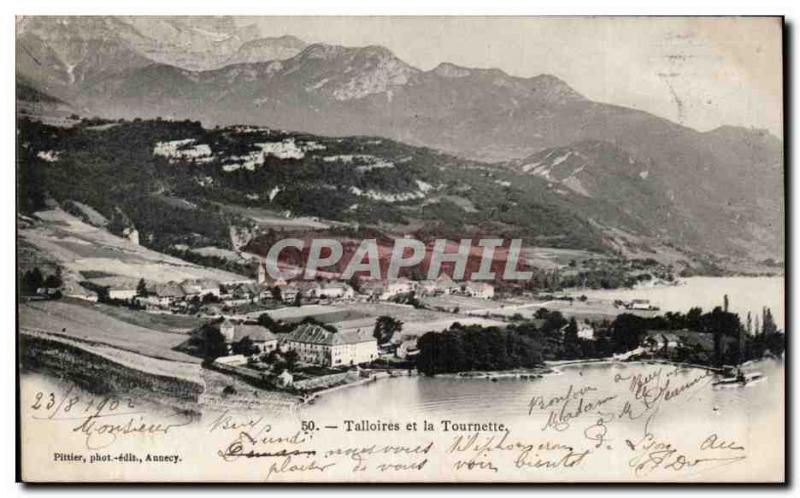 Old Postcard Talloires and the Spinner