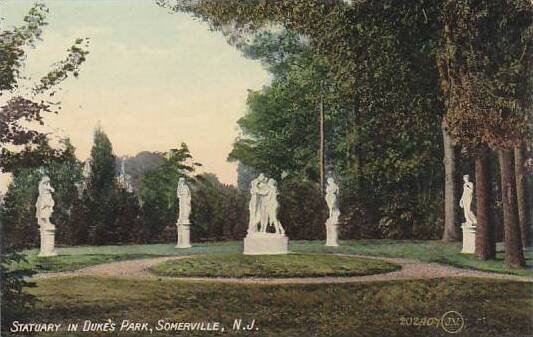 New Jersey Somerville Statuary In Dukes Park